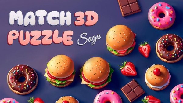 Match 3D Puzzle Saga: 3D Puzzle Game