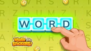 Word Stickers! Relaxing Word Puzzle Game