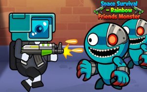 Space Survival: Rainbow Friends Escape Challenge