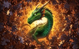 Realistic Dragon Jigsaw Puzzle Online Game