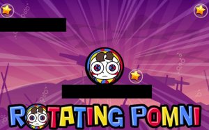 Rotating Pomni: World Spin Puzzle Game