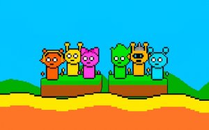 Sprunki Lava Escape 2Player - Endless Jumping Adventure