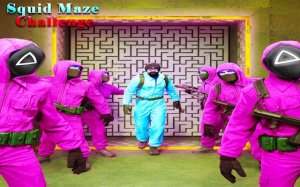 Squid Game Maze Challenge 2022 Online Puzzle Game
