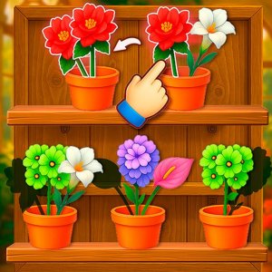 Flower Sort Puzzle Game