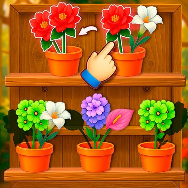 Flower Sort Puzzle Game
