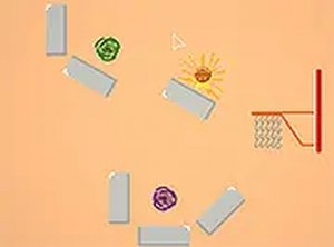 Basketball Physics Puzzle