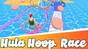 Roller Skating Hoop Chase